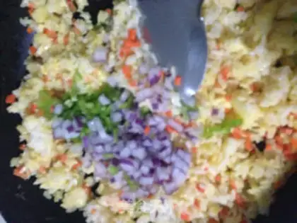 Make ♪ Flowers, eggs, rice ♪ step 4