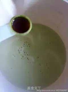 Make Green tea-like cream step 6