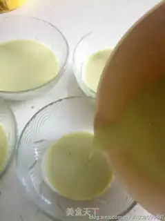 Make Green tea-like cream step 7