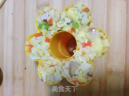 Make ♪ Flowers, eggs, rice ♪ step 8
