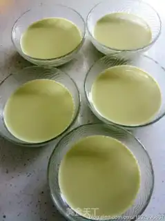 Make Green tea-like cream step 8