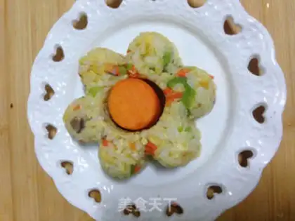 Make ♪ Flowers, eggs, rice ♪ step 10
