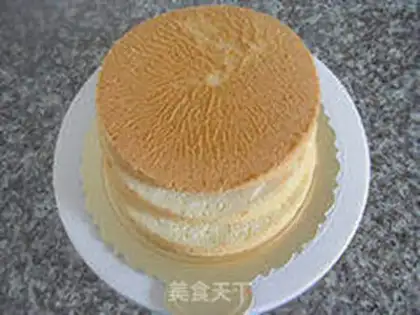 Make Mango cream cake step 22