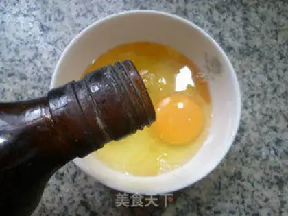 Make Egg mushroom fried rice step 2