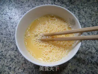 Make Egg mushroom fried rice step 3