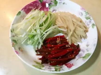 Make Pepper beef step 1