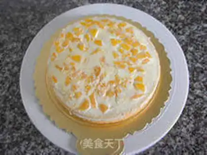 Make Mango cream cake step 26