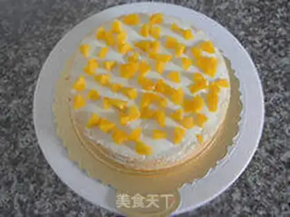Make Mango cream cake step 27