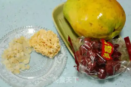Make Two snow-tree papaya boats step 0
