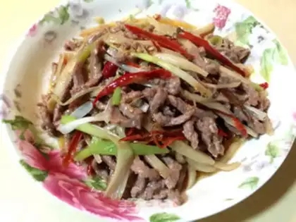 Make Pepper beef step 4
