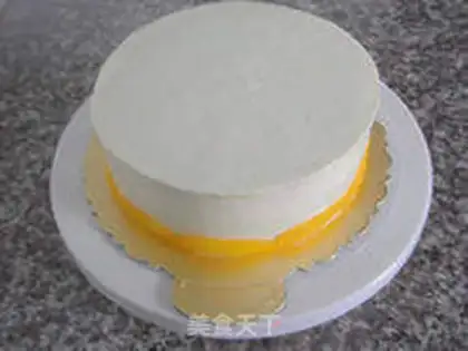 Make Mango cream cake step 30