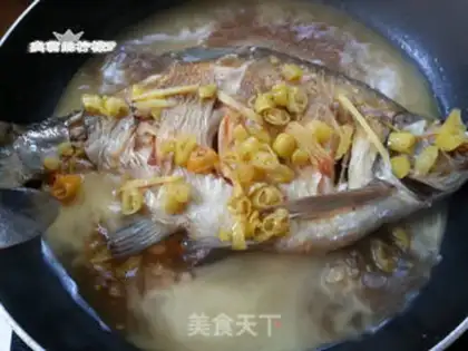 Make Little peppers burn the fish step 9