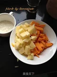 Make Pumpkin potato soup step 1