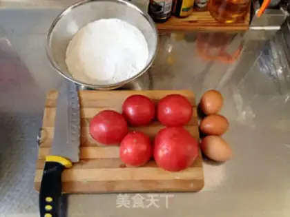 Make Tomato egg dumplings step 0