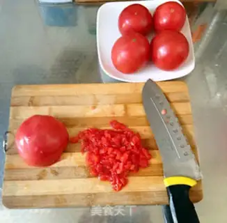 Make Tomato egg dumplings step 1