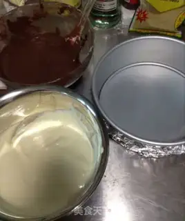 Make Zebra Zephyr cake step 6
