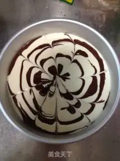 Make Zebra Zephyr cake step 8