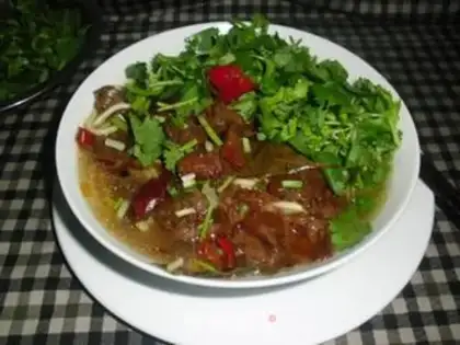 Make Homemade beef noodles step 9