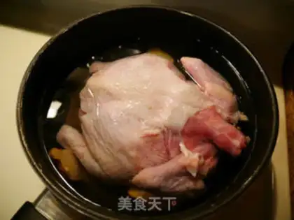 Make The whole chicken soup step 1