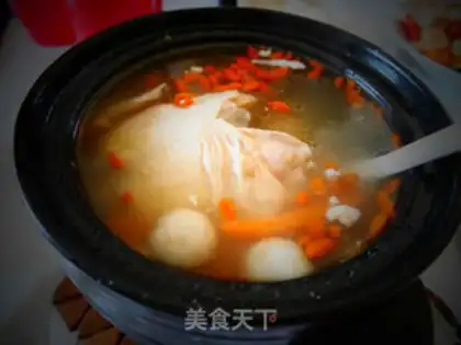 Make The whole chicken soup step 3