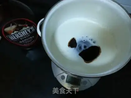 Make Chocolate milk pudding step 4