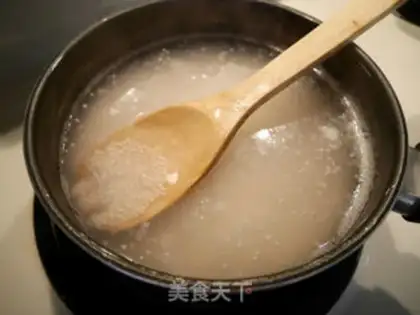Make Coconut potato milk Simirou step 2
