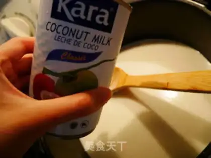 Make Coconut potato milk Simirou step 5