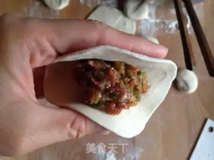 Make Pork celery dumplings step 9