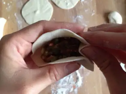 Make Pork celery dumplings step 10