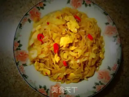 Make Egg fan fried cabbage step 9