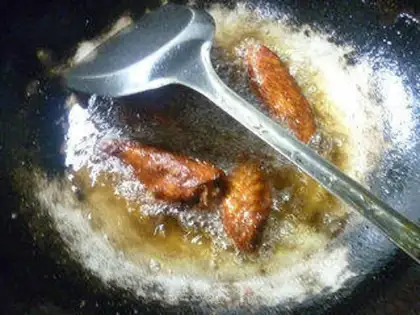 Make Fry wings step 9