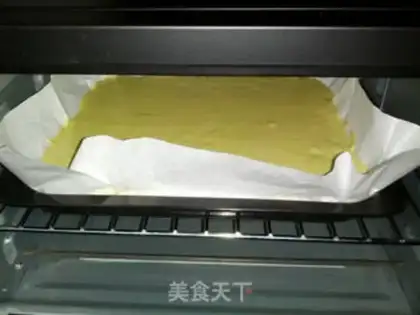 Make A tea mousse roll step 28