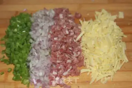 Make Pizza cake step 1
