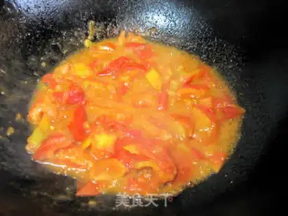 Make Cheese juice and acne step 1