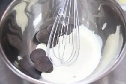 Make "Soft heart" cake step 2