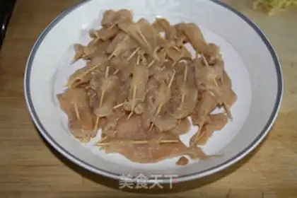Make ♪ ♪ Twisted toothpicks of chicken ♪ step 3