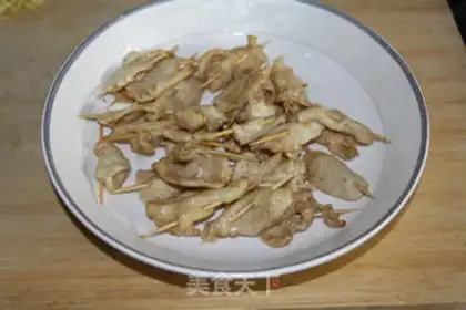 Make ♪ ♪ Twisted toothpicks of chicken ♪ step 5
