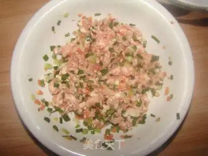 Make Carrot meat bag step 4