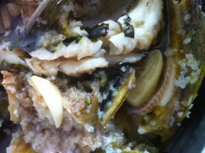 Make Powdered yellowfish step 3