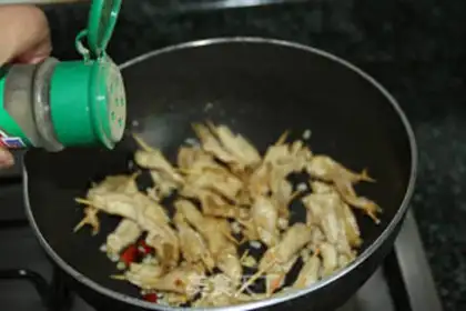 Make ♪ ♪ Twisted toothpicks of chicken ♪ step 7