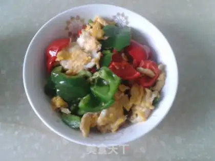Make Double chili fried eggs step 8