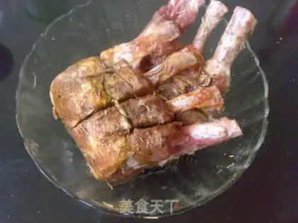 Make Vanilla lamb rack step 2