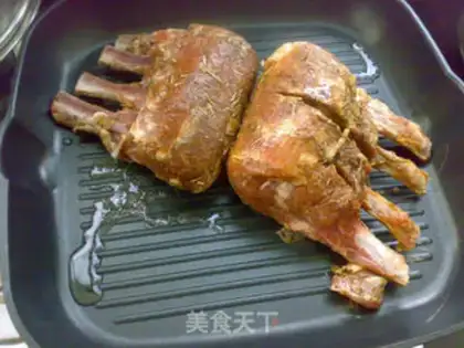 Make Vanilla lamb rack step 3