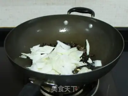 Make Black-mucked cabbage step 3
