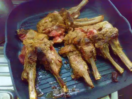Make Vanilla lamb rack step 4