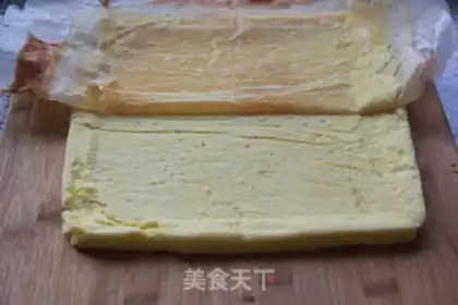 Make Meat pine moss cake roll step 6