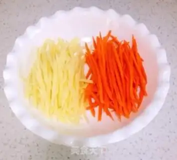 Make Vegetable egg burrito step 1