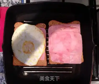 Make Cheese ham sandwich step 5