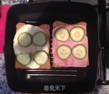 Make Cheese ham sandwich step 6