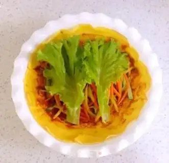Make Vegetable egg burrito step 13
